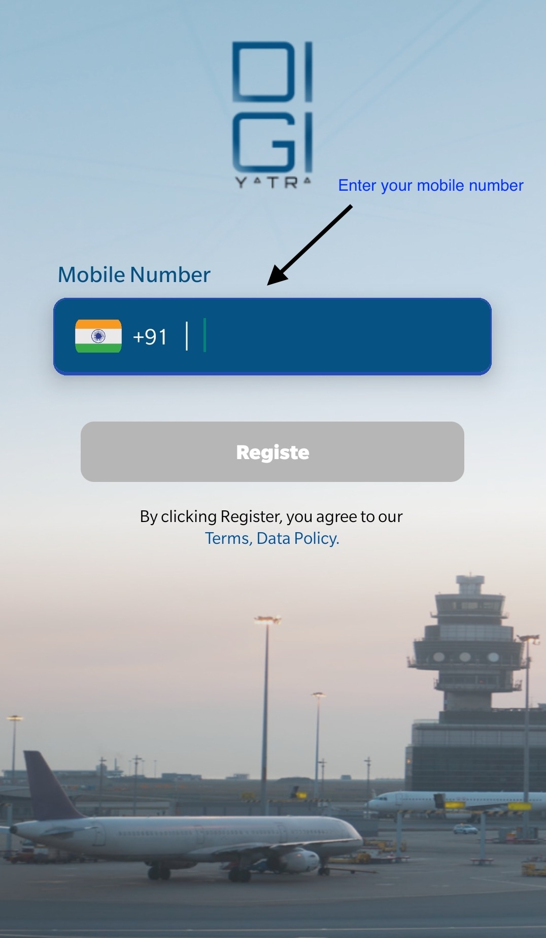 Enter Mobile Number