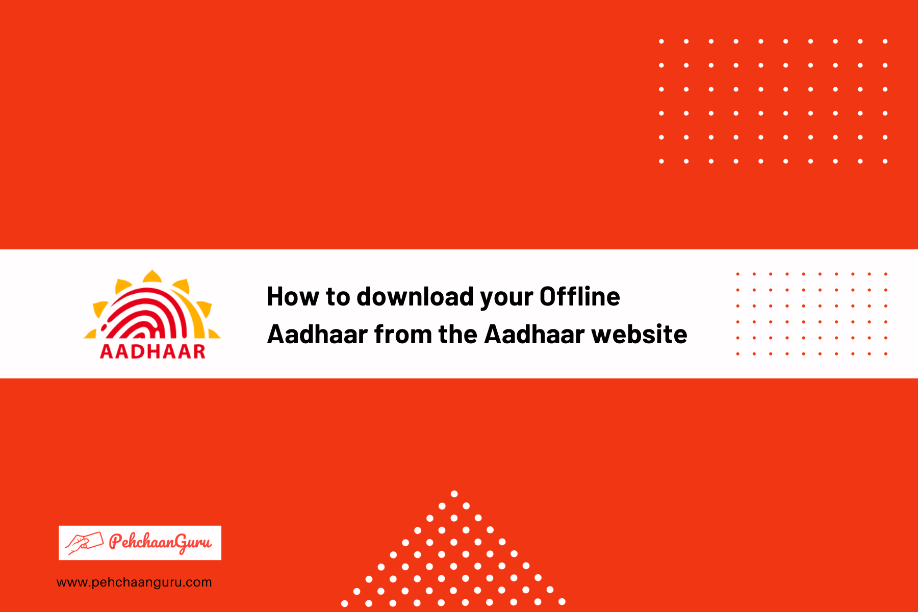 How to download your Offline Aadhaar from the Aadhaar website